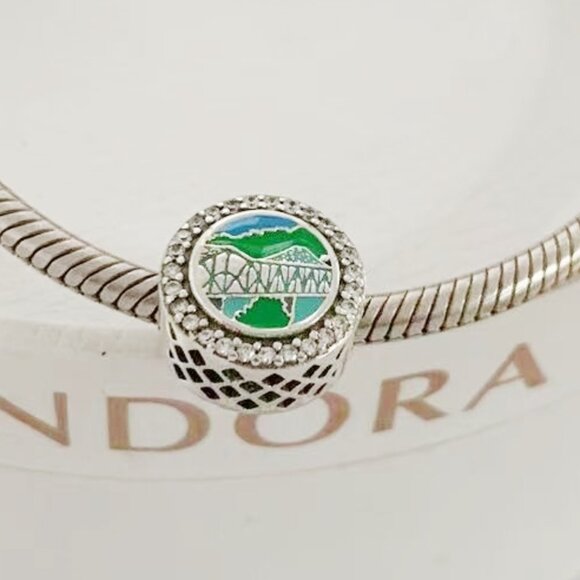 Pandora Kentucky 606 Travel Exclusive Dangle Charm Pendant, S925 Ale Bracelet - Picture 1 of 3
